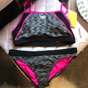 Speedo fitness 2 pieces swimming suit 6